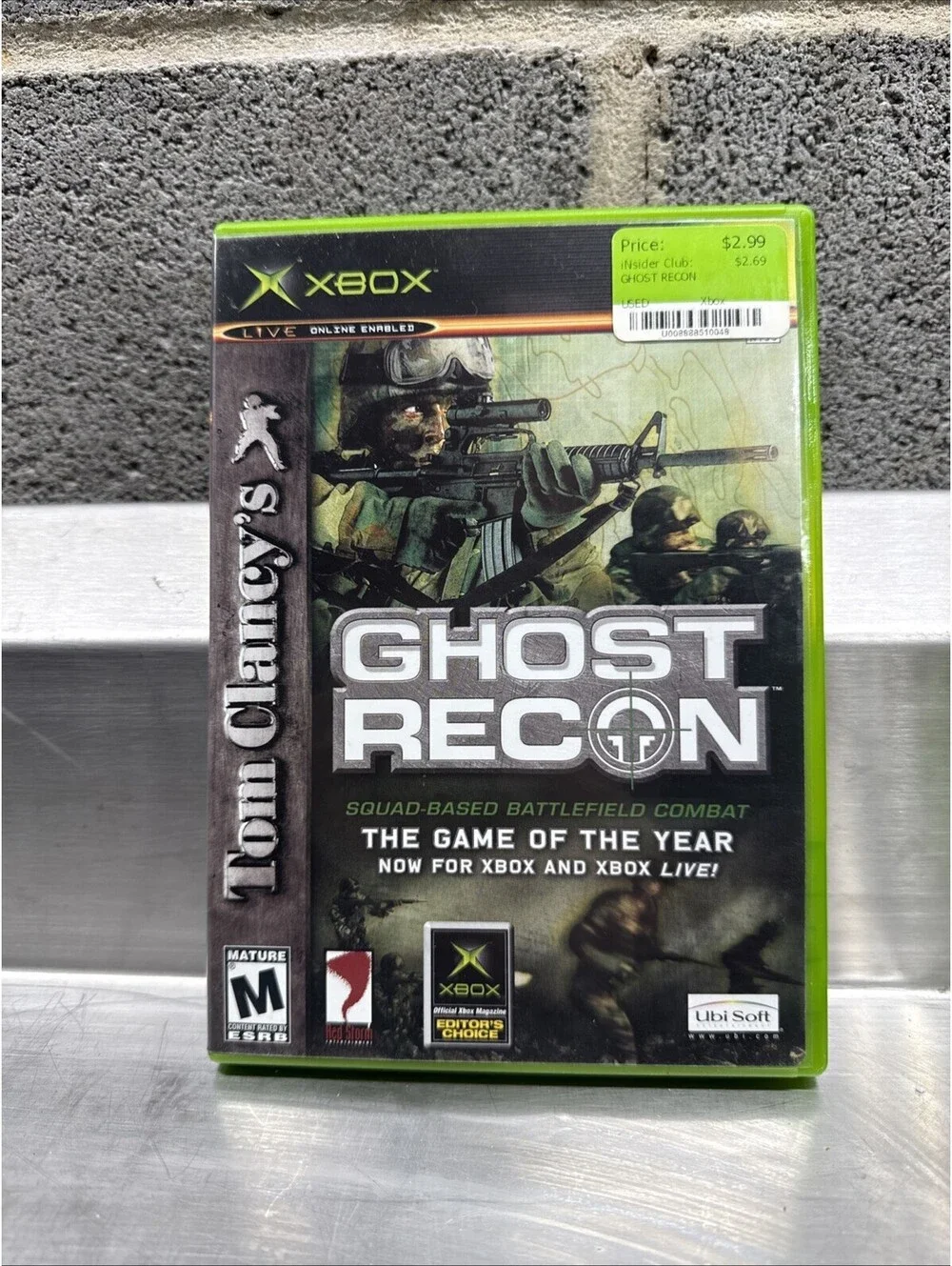 Ghost Recon (Original Xbox) Black Label CIB COMPLETE